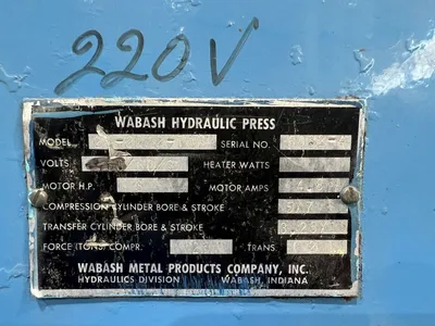 USED WABASH WABASH 25-2222-TRM PRESS