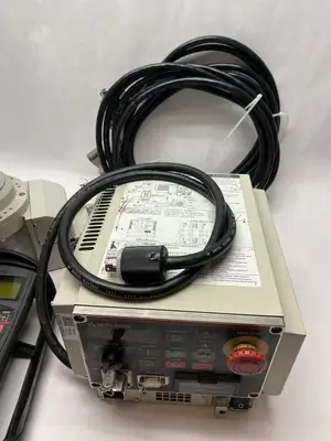 Used Mitsubishi Industrial Robot, Melfa CR1DA-771-S15 Control and R32TB Pendant Robots Michigan US | Maverick Industrial Sales #1401603