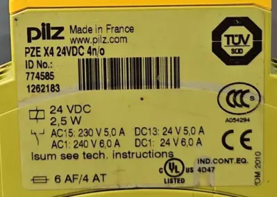Pilz PZE X4 24VDC 4n/o Contact Expander Module 774585 loc4A12