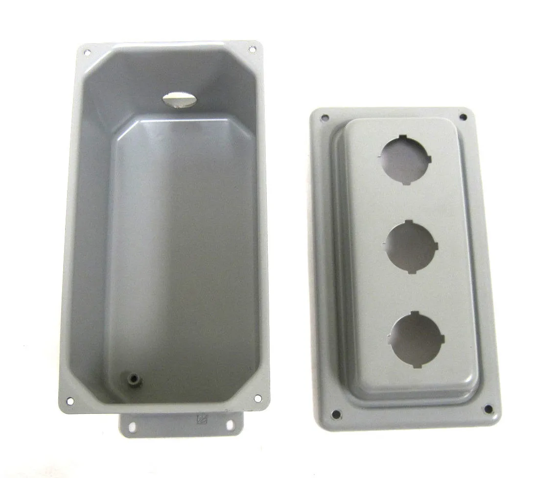 NEW HOFFMAN E-D3PBX 3 HOLE PUSHBUTTON ENCLOSURE ED3PBX