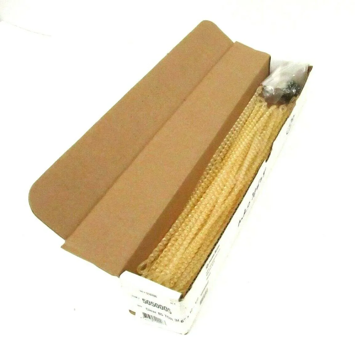 NEW BOX OF 50 FENNER DRIVES 5050005 EXTRUDED BELTING CLEAR 85 TOR 3/16"x12-1/2