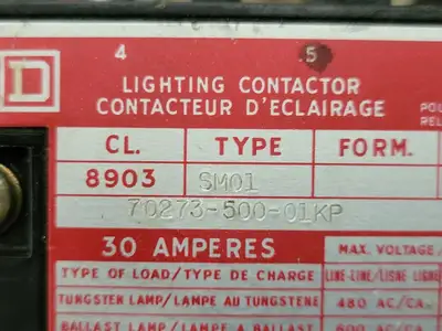USED SQUARE D 8903SM01