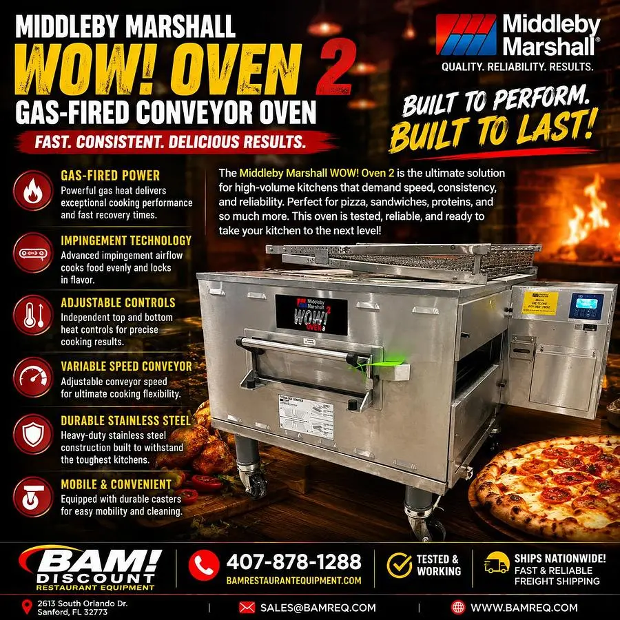 Used MIDDLEBY MARSHALL PS636G Conveyor Ovens Florida US | BAM Discount Restaurant Equipment #1283088