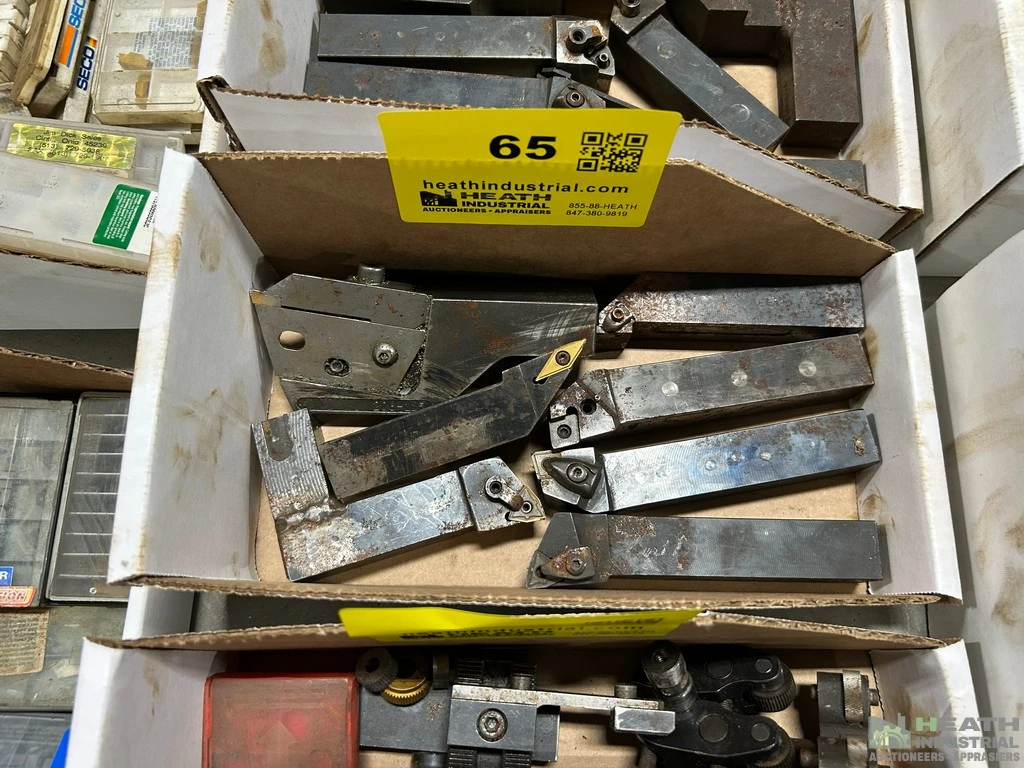 Used _UNKNOWN_ ASSORTED INDEXABLE LATHE CUTTERS Indexable Tooling Illinois US | Heath Industrial Auction Services #1549703