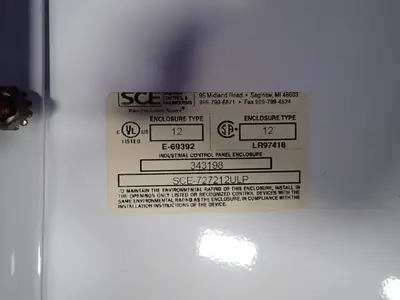 Siemens Control Cabinet