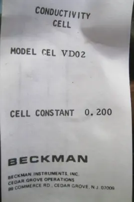 NEW Beckman CEL-VD02