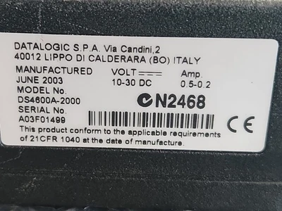 USED Datalogic DS4600A-2000