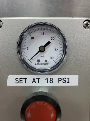 BEOFRAM PRESSURE REGULATOR MODULE w/ASHCROFT 595-04 PSI METER. 6C