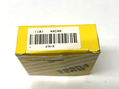 NEW COOPER BUSSMANN FAST ACTING LIMITRON FUSE 600V 5A BOX OF 10