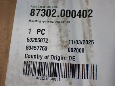 NEW ATLAS COPCO 87302.000402