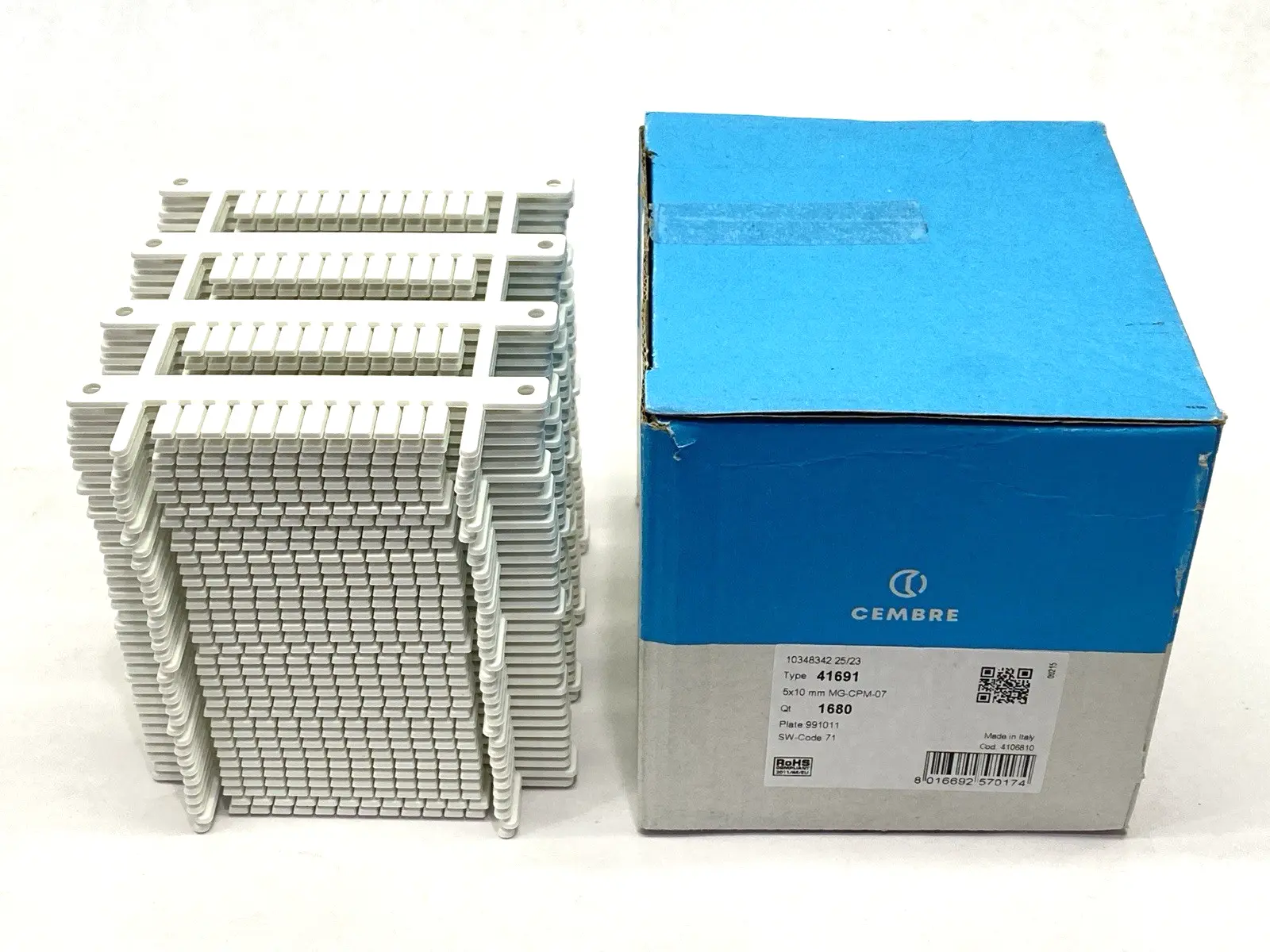 41691 | Cembre  Terminal Marker Tags MG-CPM-07 PKG OF 1680 - New Other