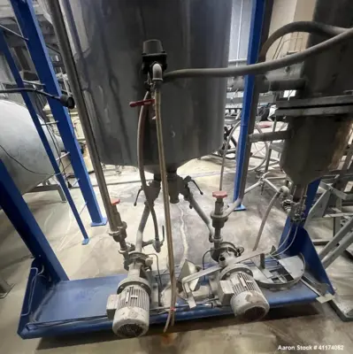 Used BRODR. HETLAND HIFS 6 Pilot Falling Film Vacuum Evaporator – 316L Stainless Steel Protein Processing System