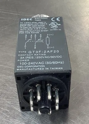 IDEC GT3F-2AF20 Electronic Timer 100-240VAC 5D-15