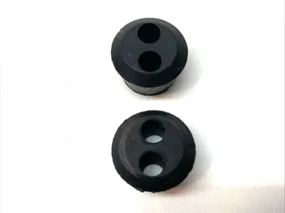 New | in-Stock Remke Dual Hole Bushing 1/2" Cord Grip 2 x .250" Neoprene LOT OF 2 Electrical Fittings Michigan US | Maverick Industrial Sales #1399989