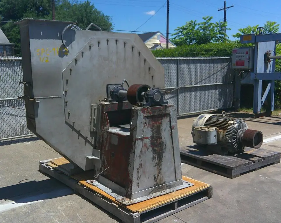 SPC9192  Blower 8,500 cfm centrifugal fan Clarage Fan Co. size 325 125 hp, Stainless Steel