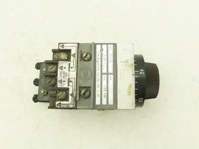 TE Connectivity 2412VD Overcurrent Time Delay Relay 1/4 Hp 240VAC 10A 2.5-50 Sec