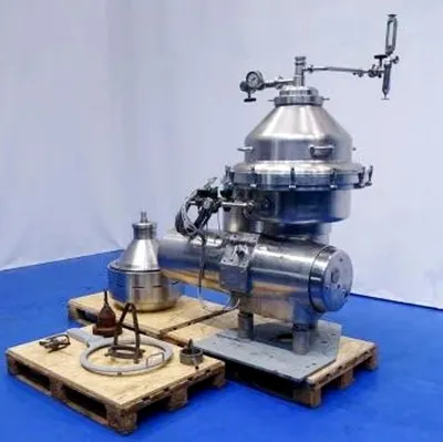 Alfa-Laval MRPX 214 TGV-44 warm milk separator, 316SS.