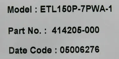 NEW ELO TOUCH SYSTEMS ETL150P-7PWA-1 TOUCH SCREEN 414205-000 ETL150P7PWA1