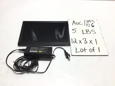 Excavator Monitor Display Panel w/ HX08-2403(608) AC Adapter 3A