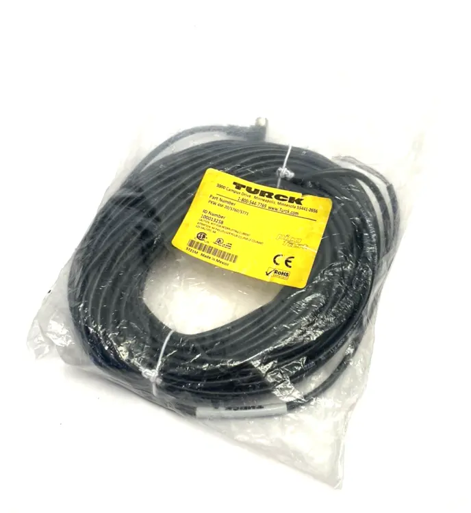 New | in-Stock Turck picofast Single Ended Cordset M8 Rt Angle 100013258 Cable & Wire Michigan US | Maverick Industrial Sales #1393206