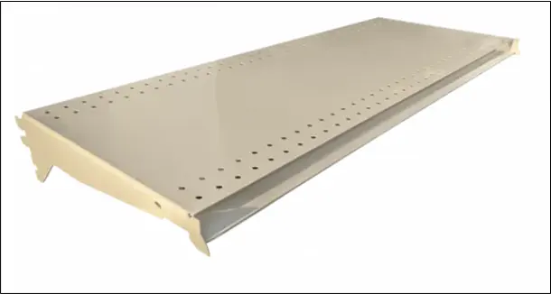 1-0702 Storeflex Kent Shelving. 20", 22" or 24" Platinum