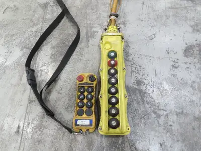 Cleveland Tramrail P&H 5 Ton Single Girder Underhung Bridge Crane 45' 10" Span