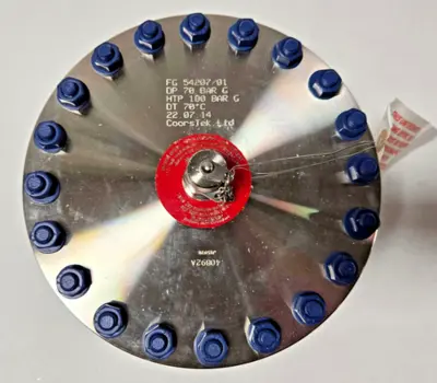 FlowGuard Pulsation Dampener FG 54207/01 FD-20-70-NTF-SS-A-1" NPT CoorsTek