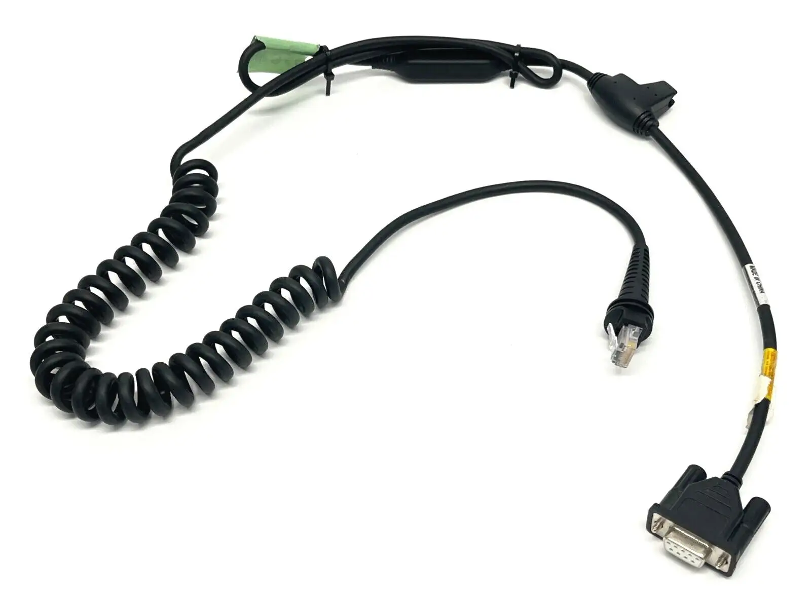 Used KEYENCE Rev. A Communication Cable for HR-100, Curled Type 3m Misc Electrical & Power Parts Michigan US | Maverick Industrial Sales #1395759