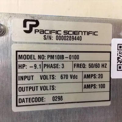 USED PACIFIC SCIENTIFIC PM10IB-0100
