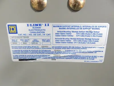 Used SQUARE D AF2330GETBMB Electrical Panels Texas US | Aucto #1308472