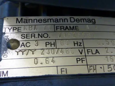 USED MANNESMANN DEMAG FG06 U1-H2-F2