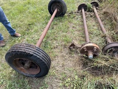 Used LOT OF (3) TRAILER AXLES _UNKNOWN_ Running Gears Michigan US | Miedema Asset Management Group #1419777