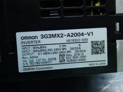 Used OMRON 3G3MX2A2004V1 Power Inverters | HGR 24 #747964