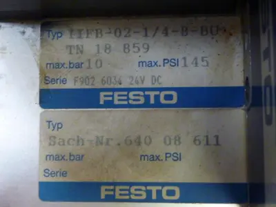 USED FESTO IFB8-02