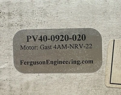 NEW Ferguson Engineering PV40-0920-020