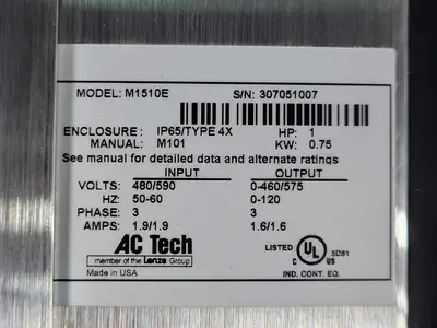 NEW AC TECH M1510E