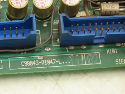 Siemens C98043-A1047-L Printed Circuit Control Board Slot Rack PCB