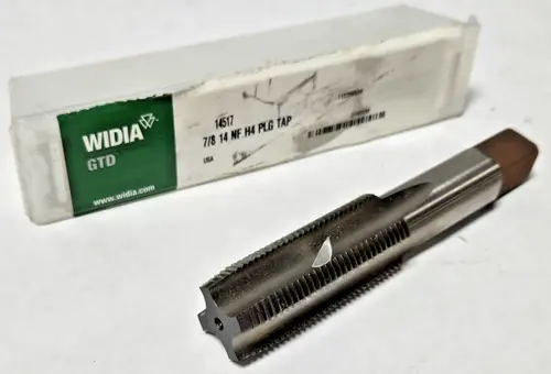 WIDIA New Tap  - 7/8 14 NF H4 PLG TAP, 4FL, 14517
