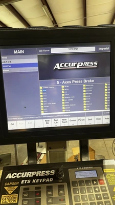 Used 2016 ACCURPRESS 710010 Press Brakes Illinois US | Revelation Machinery #1341654