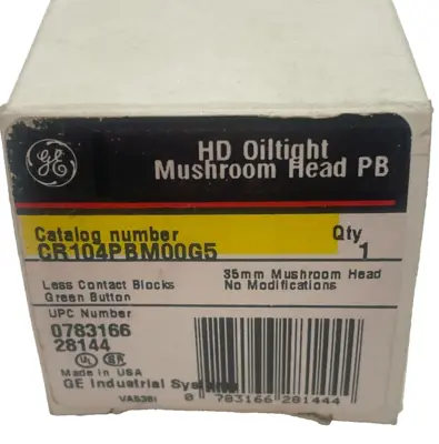 NEW GENERAL ELECTRIC CR104PBM00G5 PUSH BUTTON