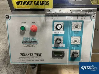 USED Kaps All Kaps-All Orientainer Bottle Unscrambler, Model AC-1