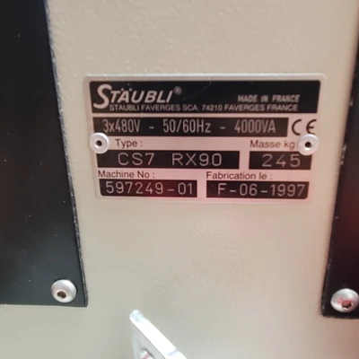 Used Stäubli CS7 RX90 Misc Industrial Equipment California US | American Industrial Supply Co. #1377069