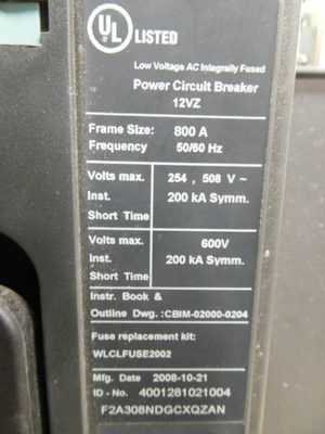 Used Siemens WLF2A308 Circuit Breakers Ohio US | Equipment Recovery Corp. #1330602