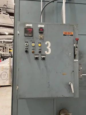 500 DEGREE THERMCRAFT MODEL OBR-72-108-48-1A 3 DOOR ELECTRIC OVEN