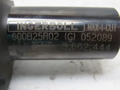 600B20R02 600B25R02 Max-I-Cut 1-1/2" 6 Flute Indexing End Mill  1-1/4" Shank