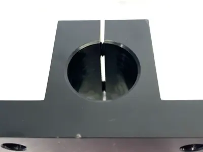 USED MISUMI CLAMP TYPE BRACKET FOR STANDS, SQ. FLANGE, SIDE MOUNT, 30MM POST