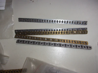 LOT OF (90) ROLLER CAGES FOR CROSSED ROLLER WAYS - MISC. SIZES FROM 5 ROLLER TO
