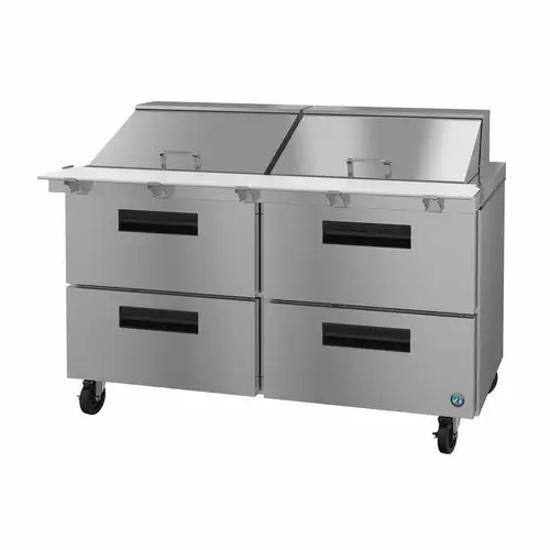 Hoshizaki SR60B-24MD4 60" Steelheart Mega Top Sandwich/Salad Prep Table w/ Refrigerated Base, 115v