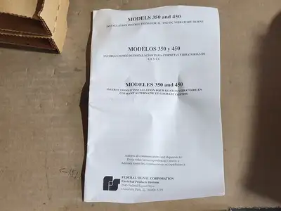 NEW FEDERAL SIGNAL CORPORATION 450-125-30