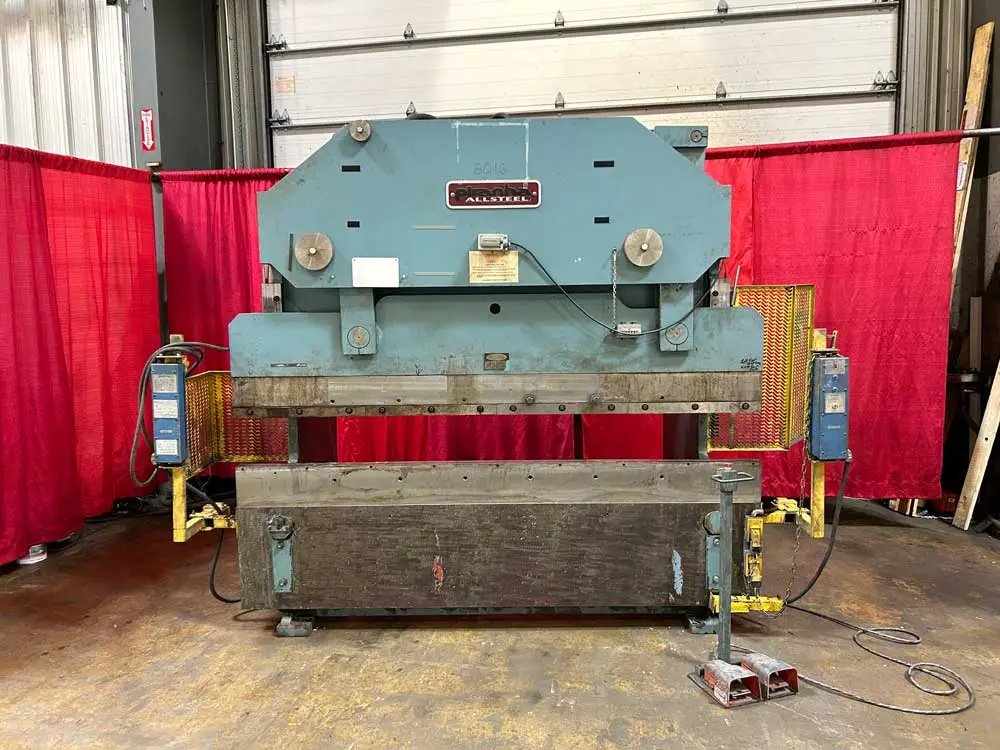 Pre-owned PIRANHA PRESS BRAKE  8’ x 65 ton capacity